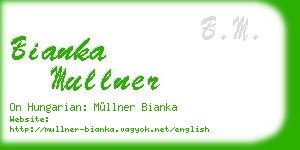 bianka mullner business card